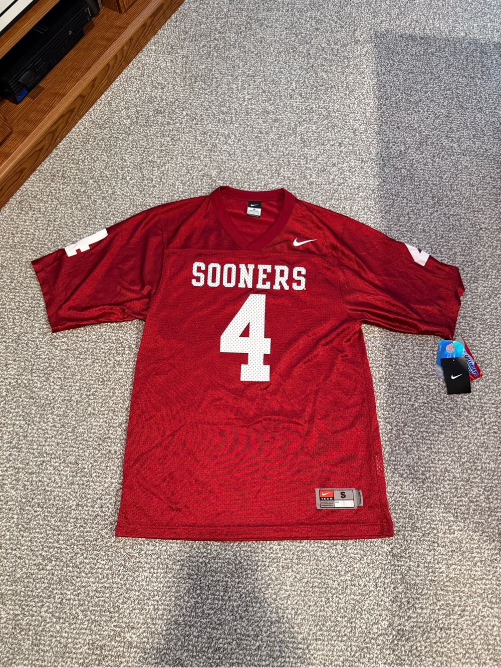 Vintage University of Oklahoma Sooners NCAA Football Nike Jersey NWT
